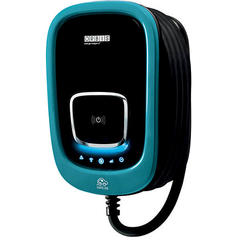 Orbis Viaris UNI ladestander 22 kW - Type 2 kabel 1 stk.