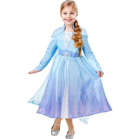 stewardesse Intim sagde Frost 2 deluxe Elsa kjole - 104 cm | Køb online på br.dk!