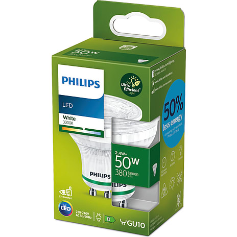 Philips LED spotpære 2,4W koldt lys