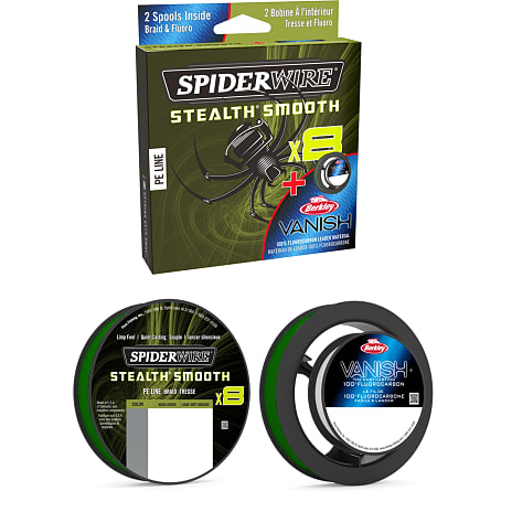 Spiderwire SS8 Fiskeline 150 m Moss Green/Vanish 0,13/0,40 mm
