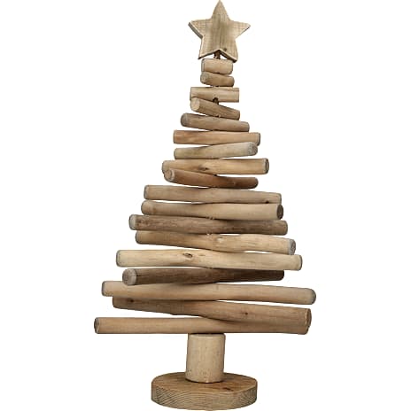 Juletræ Med Bjælker 64,5 cm Brun