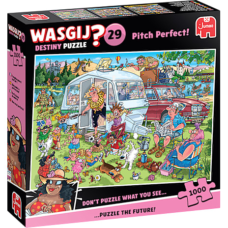 Jumbo Wasgij Campingferie Puslespil 1000 Brikker