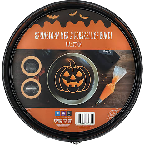 Halloween Springform 2 plader Ø26 cm