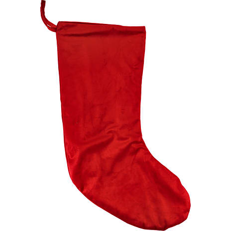Julefryd Julesok Velour Rød