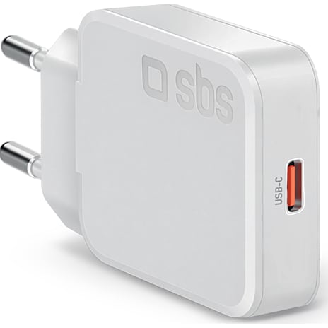 SBS Ultra Slim Oplader - Hvid