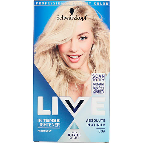 Schwarzkopf Permanent Hårfarve 00A Absolute Platinum