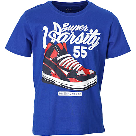 VRS Børne T-shirt Str. 122/128 Blå