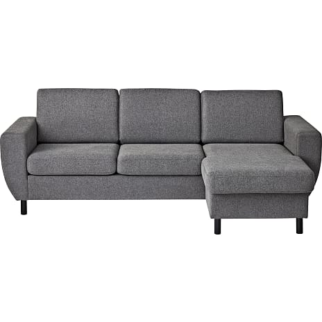Andre mærker Rom Nordic vendbar sofa med chaiselong - antracit