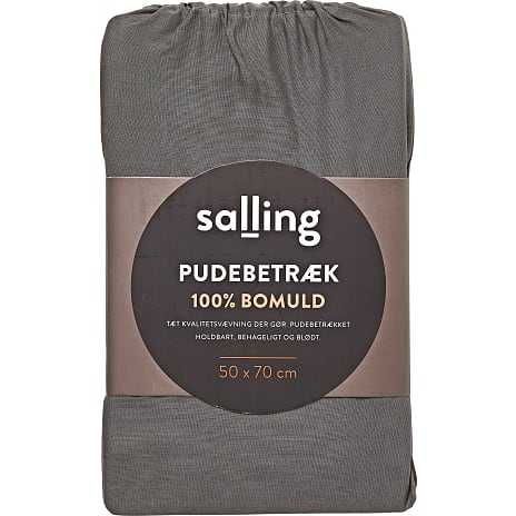 Salling hovedpudebetræk 50x70 cm - grå 1 stk.