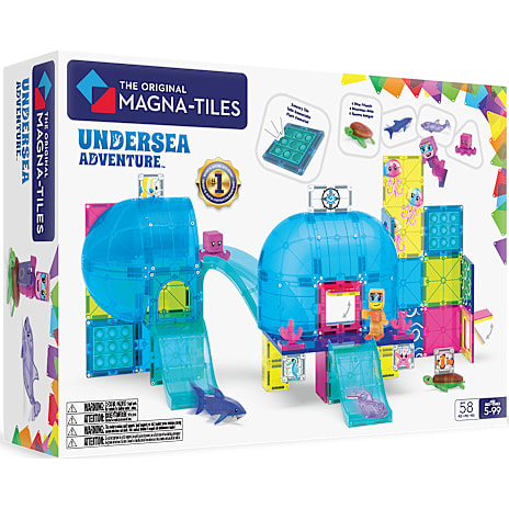 Magna-tiles undersøisk haveventyr - 58 dele 1 stk.