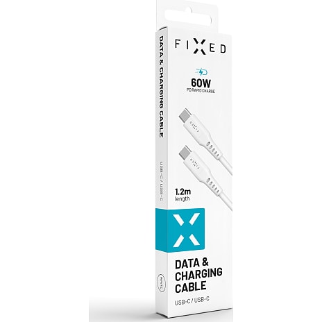 Fixed USB-C til USB-C Kabel Hvid