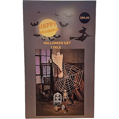 Halloween Dekorationssæt 7 Dele