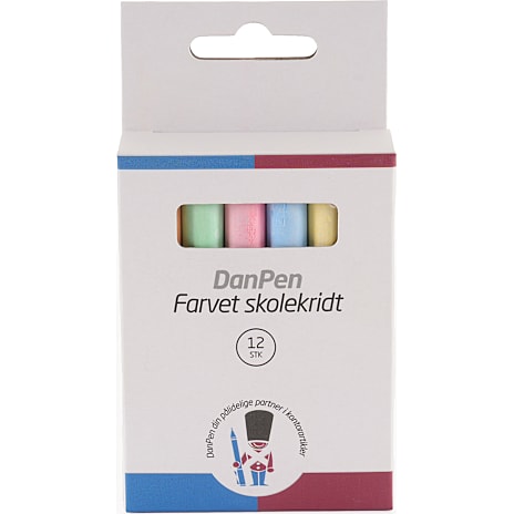 Danpen skolekridt - flere farver 1 stk.