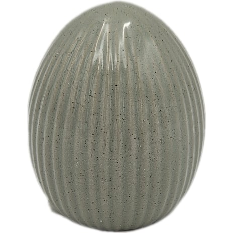 Påskefryd Rillet Porcelænsæg Grønt