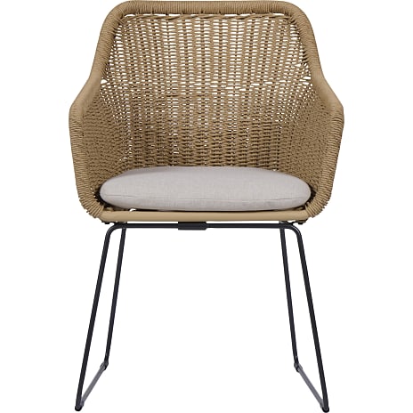Tripoli Havestol med hynde Beige