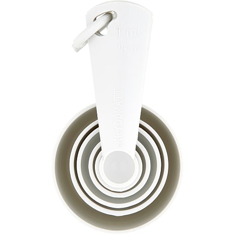 Plast team Måleskeer, sæt af 6