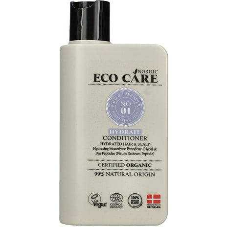 Eco Care Nordic Mint & Lavender balsam m. peptider og natriumhyaluronat 380 ml