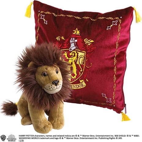 Noble Collection Harry Potter Broderet Fløjlspude 34 cm