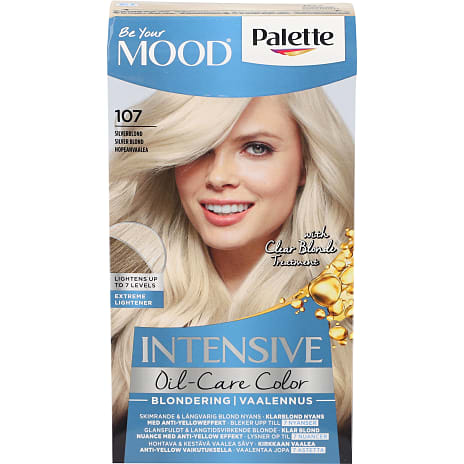 Schwarzkopf Permanent Hårfarve 107 Silverblond