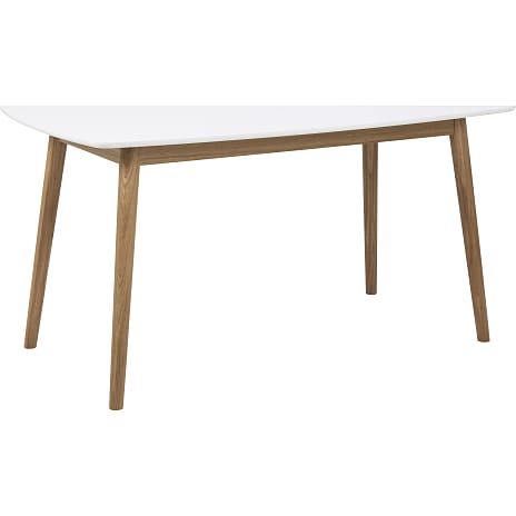 AC Design Furniture Nagano Spisebord Hvid Egetræ