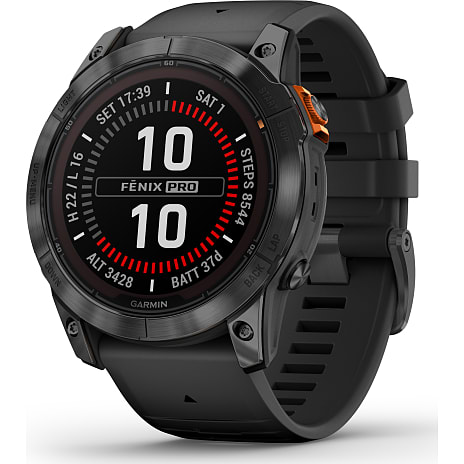 Garmin Fenix 7X Pro Solar 51 mm Sportsur Sort