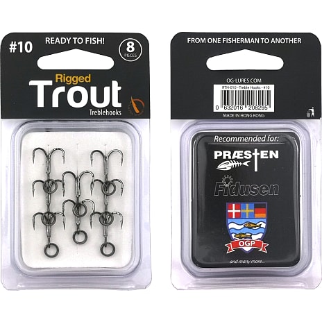 Skull Gear Rigged Trout - trekroge 1 stk.