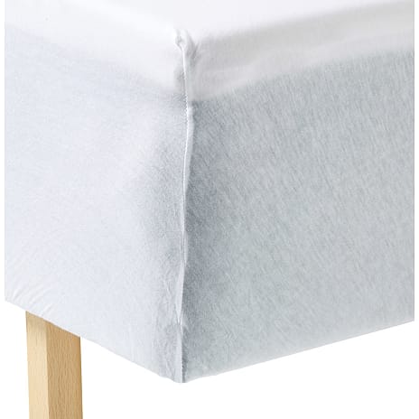 MAISON jersey stræklagen 90x200x45 cm - hvid 1 stk.