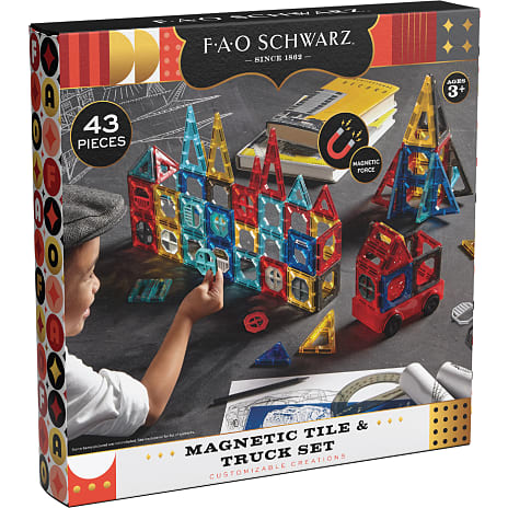 FAO Schwarz Magnetlegetøj 43 Dele