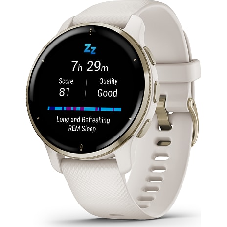 Garmin Venu 2 Plus GPS-smartwatch Ivory/Cream Gold