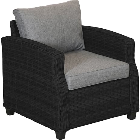 Vila Tjørn Loungestol Sort
