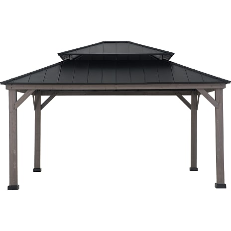 Sunjoy Pavillon cedertræ sort