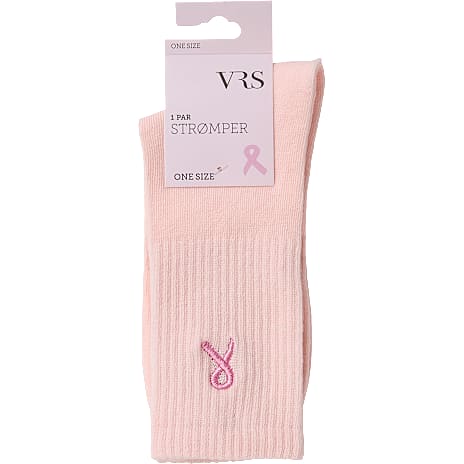 VRS Dame Strømper Str. Onesize Lyserød