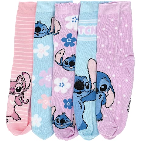 Licens Lilo & Stitch børnestrømper str. 26-30 multifarvet