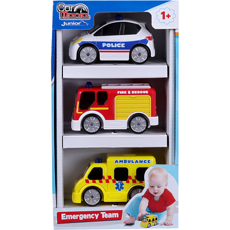 Car Mania Junior udrykningskøretøjer 3 stk. | Køb online på br.dk!