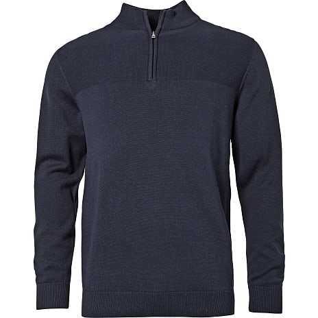 VRS Herre Half-Zip Sweater Str. 2XL Mørkeblå