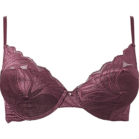 VRS Dame Push Up BH Str. B85 Bordeaux