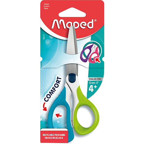 Maped Sensoft Saks 13 cm Blå/grøn