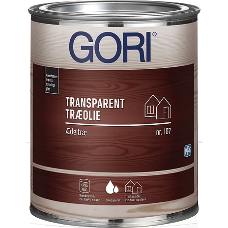 Gori 107 transparent træolie ædeltræ 0,75 liter 750 ml
