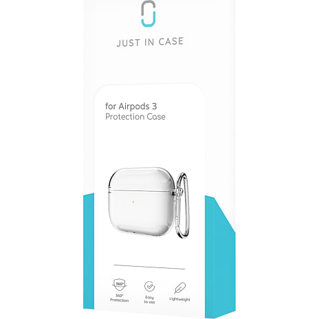 Just In Case Etui Til Apple AirPods 3 Gennemsigtig