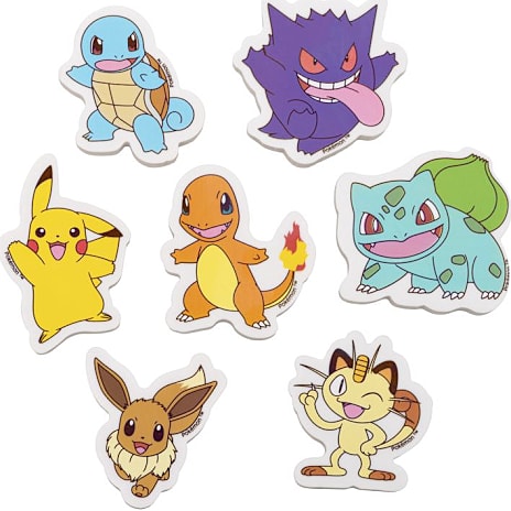 Pokémon Viskelæder 7-Pak