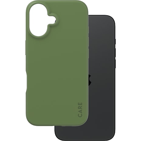 CARE by PanzerGlass iPhone 16 Cover Grøn