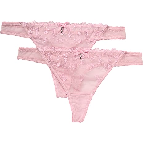 VRS Dame 2-Pak G-Streng Str. 2XL Pink