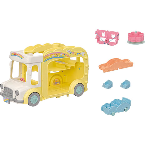 Sylvanian Families Regnbue Børnehavebus