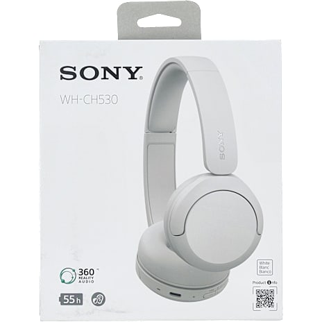 Sony WH-CH530 trådløse on-ear høretelefoner hvid