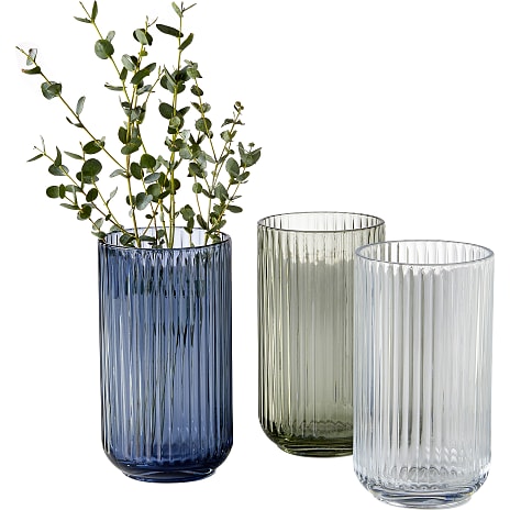 Lyngby vase - 20 cm - blå