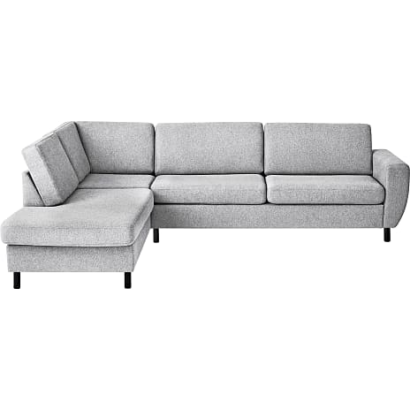 Rom Nordic Venstrevendt Open-end Sofa - Lysegrå