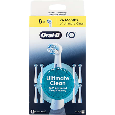 Oral-B iO Ultimate Clean Børstehoveder 8-pak