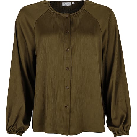 VRS dame bluse str. XL - army 1 stk.