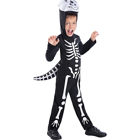 Skelet-Dinosaur Kostume Str. 116