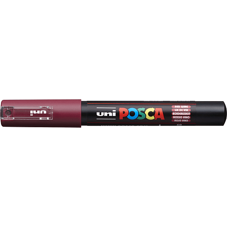 Posca PC1MC Vandbaseret Tusch Rødvin